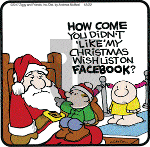 Ziggy on Friday December 22, 2017 Comic Strip