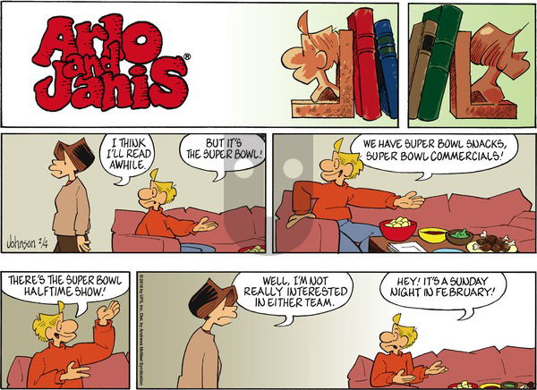 Arlo and Janis on Sunday February 4, 2018 Comic Strip