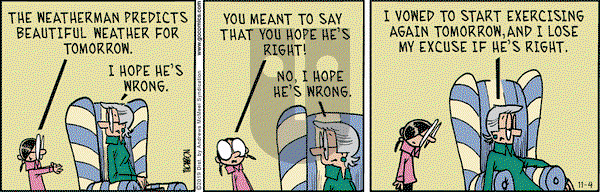 Grand Avenue on Monday November 4, 2019 Comic Strip