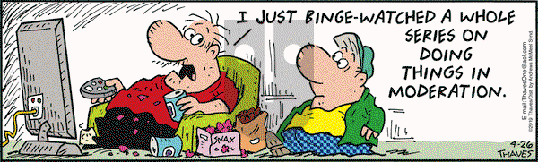 Frank and Ernest on Friday April 26, 2019 Comic Strip