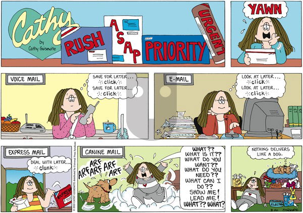 Cathy Classics on Sunday August 21, 2011 Comic Strip