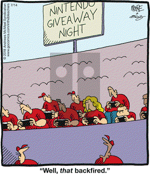 In the Bleachers on Saturday July 14, 2018 Comic Strip