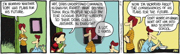 The Buckets on Wednesday March 31, 2010 Comic Strip