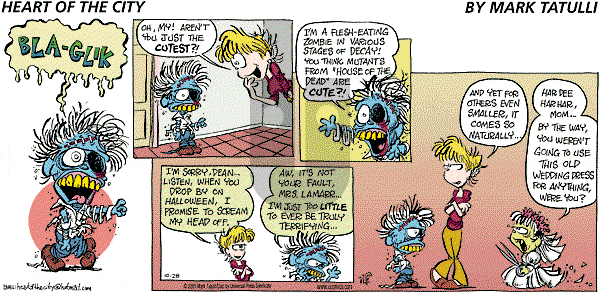 Heart of the City on Sunday October 28, 2001 Comic Strip