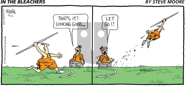 In the Bleachers on Sunday July 11, 2010 Comic Strip