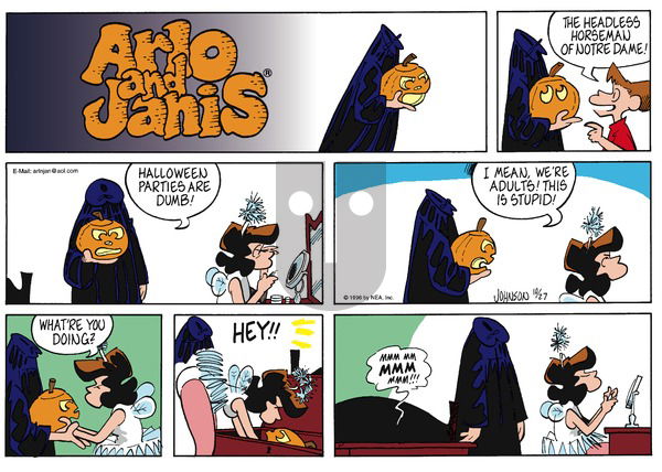Arlo and Janis on Sunday October 27, 1996 Comic Strip