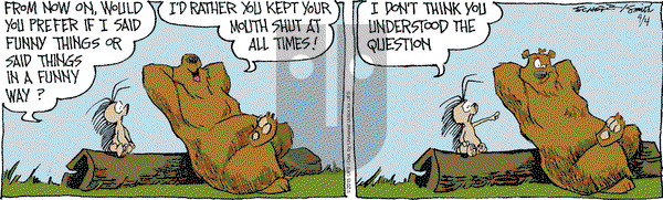 The Grizzwells on Saturday April 4, 2015 Comic Strip