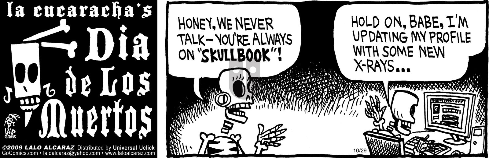 La Cucaracha - Thursday October 29, 2009 Comic Strip