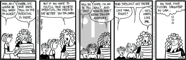 Clear Blue Water on Saturday October 20, 2007 Comic Strip