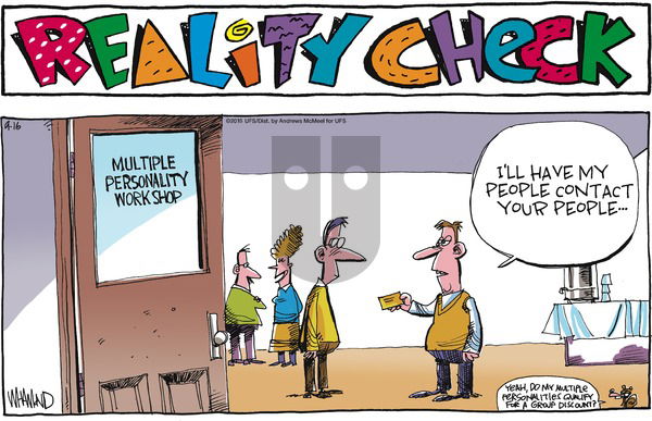 Reality Check on Sunday September 16, 2018 Comic Strip