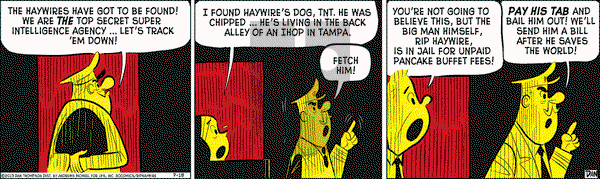 Rip Haywire on Thursday July 18, 2019 Comic Strip