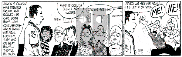 Luann on Tuesday April 11, 1995 Comic Strip