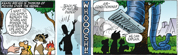 Over the Hedge on Thursday August 15, 2019 Comic Strip