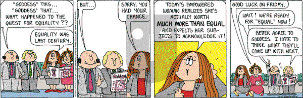 Cathy Classics on Tuesday February 11, 2003 Comic Strip