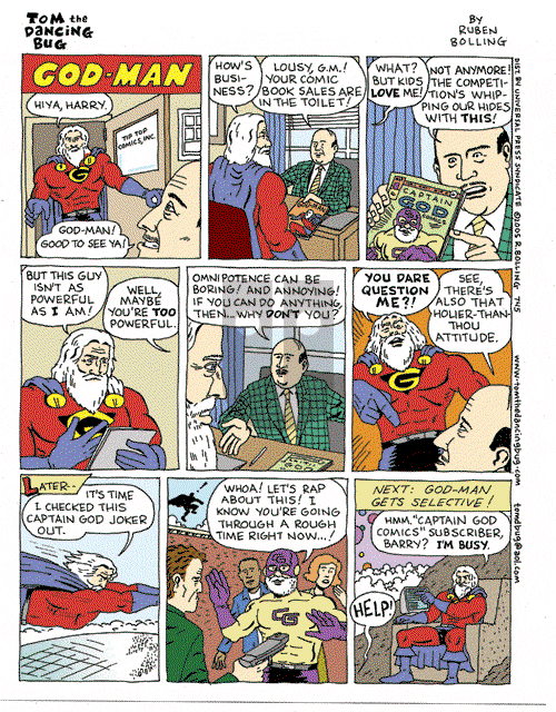 Tom the Dancing Bug on Saturday April 9, 2005 Comic Strip