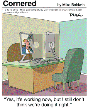 Cornered on Monday September 19, 2016 Comic Strip