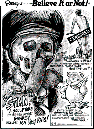 Ripley's Believe It or Not on Thursday May 4, 2006 Comic Strip