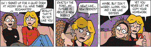 Luann on Thursday March 20, 2014 Comic Strip