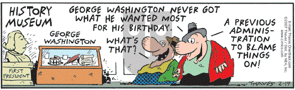 Frank and Ernest - Monday February 19, 2007 Comic Strip