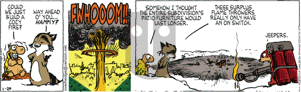 Over the Hedge on Wednesday January 29, 2014 Comic Strip