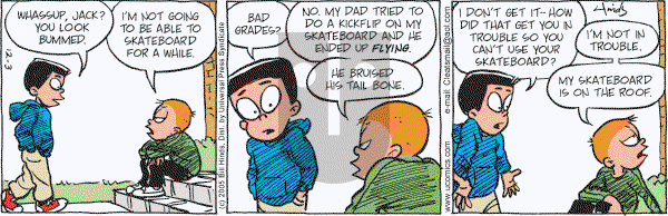 Cleats - Saturday December 3, 2005 Comic Strip
