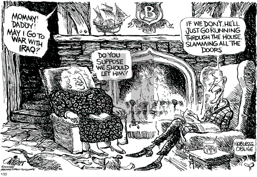 Pat Oliphant on Thursday July 24, 2003 Comic Strip