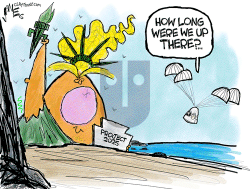 Clay Jones on Thursday March 20, 2025 Comic Strip