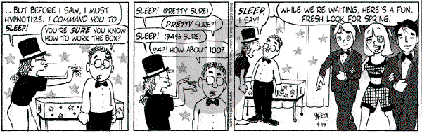 Luann on Wednesday April 19, 2000 Comic Strip