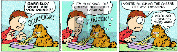 Garfield on Saturday June 25, 1988 Comic Strip