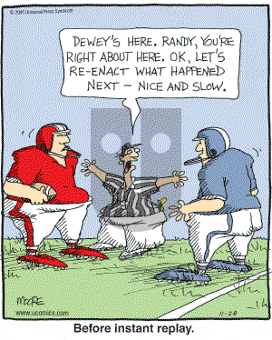 In the Bleachers - Monday November 28, 2005 Comic Strip