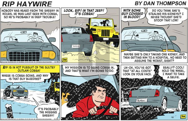 Rip Haywire on Sunday February 2, 2020 Comic Strip