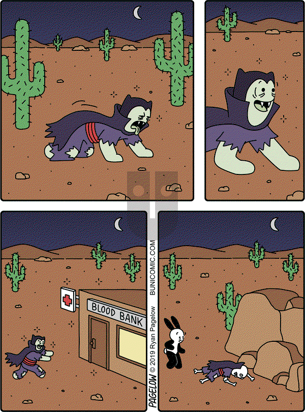 Buni on Monday October 14, 2019 Comic Strip