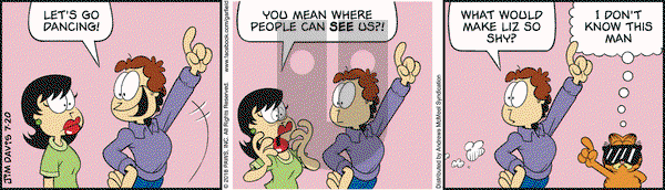 Garfield on Friday July 20, 2018 Comic Strip