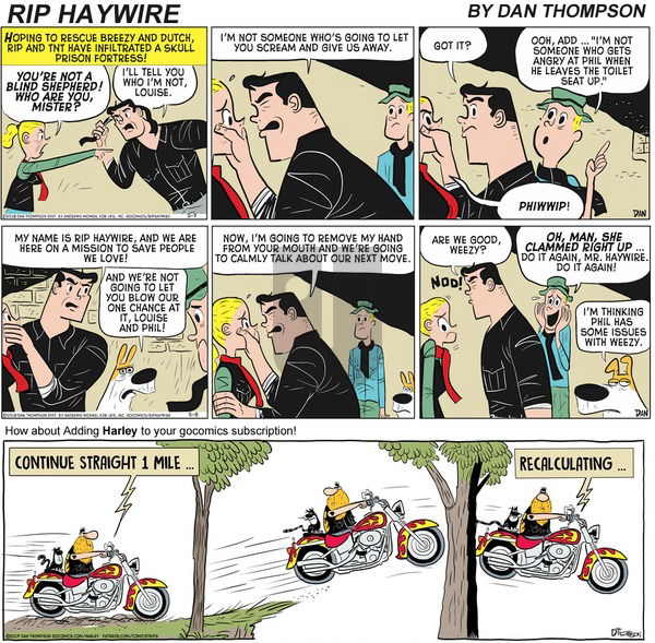 Rip Haywire on Sunday September 13, 2020 Comic Strip