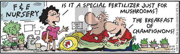 Frank and Ernest on Saturday October 15, 2011 Comic Strip