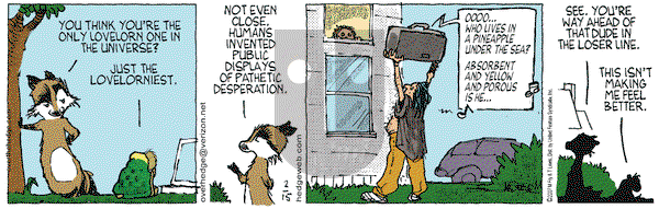 Over the Hedge on Thursday February 15, 2007 Comic Strip