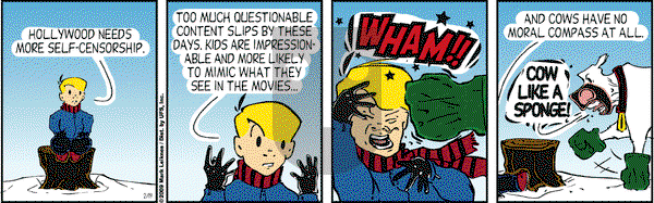 Cow and Boy Classics on Thursday February 19, 2009 Comic Strip