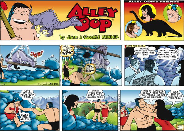 Alley Oop on Sunday December 6, 2015 Comic Strip