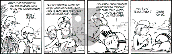 Doonesbury on Saturday May 20, 1989 Comic Strip