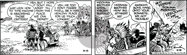 Alley Oop on Saturday August 18, 1956 Comic Strip