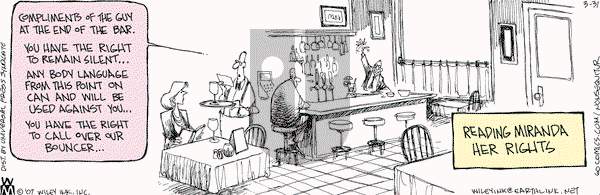 Non Sequitur on Saturday March 31, 2007 Comic Strip