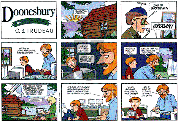 Doonesbury on Sunday July 17, 1994 Comic Strip
