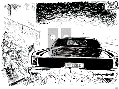 Glenn McCoy on Wednesday April 24, 2002 Comic Strip