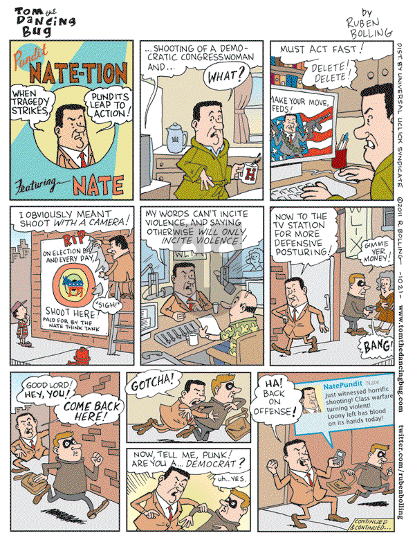 Tom the Dancing Bug on Friday January 21, 2011 Comic Strip