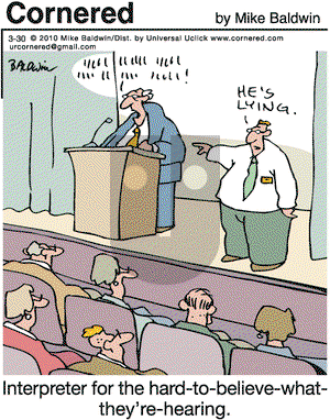 Cornered on Tuesday March 30, 2010 Comic Strip