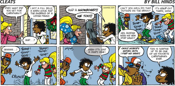Cleats on Sunday December 25, 2005 Comic Strip