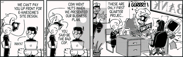 Cow and Boy Classics on Thursday April 17, 2008 Comic Strip