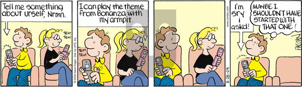Drabble on Friday August 28, 2009 Comic Strip