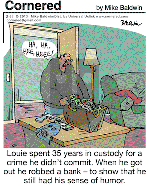 Cornered on Monday February 11, 2013 Comic Strip