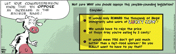 Lucky Cow on Saturday May 19, 2007 Comic Strip